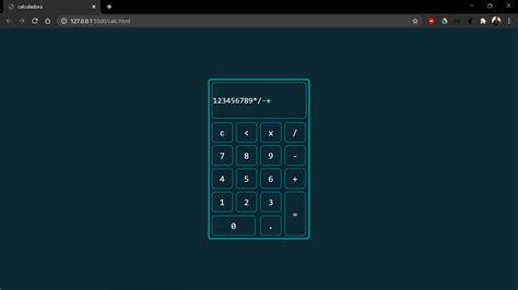 created  simple calculator  html js  css rlearnjavascript