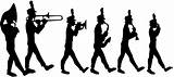 Marching Band Silhouette Clipart Clip Getdrawings sketch template