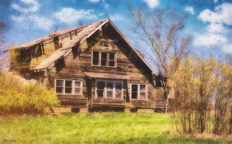 abandoned yellow house photograph  anna louise fine art america