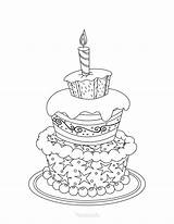 Taart Verjaardag Taarten Kaarsen Tort Afbeeldingsresultaat Urodzinowy Pdfs Kolorowanka sketch template