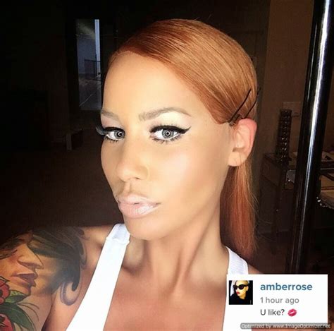chyna duru s blog photos amber rose ditches her bald look for long