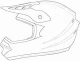 Template Hockey Helmets sketch template