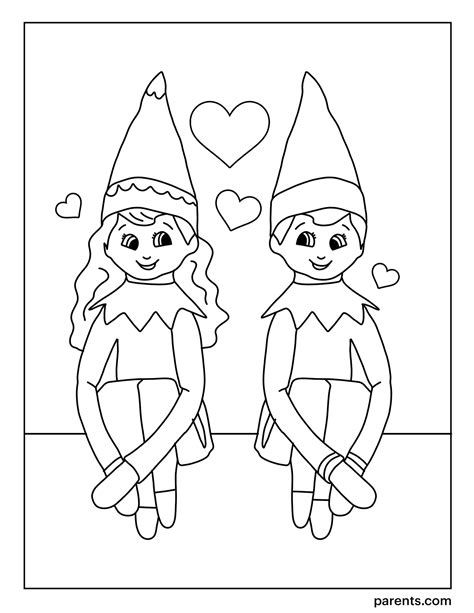 printable elf coloring pages printable word searches