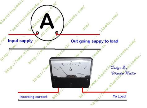 how to wire ammeter for dc and ac ampere measurement electrical online 4u