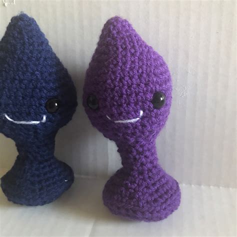 crochet butt plugs crochet sex toy cute butt plugs handmade etsy
