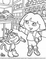 Coloring Dora Explorer Pages Beat Band Fresh Template sketch template