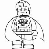 Superman Coloring Lego Pages Printable Batman Simple Fighting Sty Logo Flying Toddler Will Couple Shot sketch template