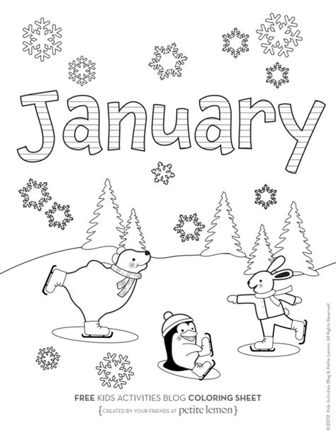 happy  print   january coloring pages  winter kids activities blog