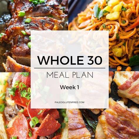 easy whole 30 meal plan paleo gluten free eats whole 30 meal plan