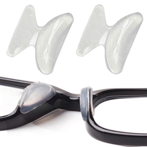 0 8 2 5mm nose pad flat black clear anti slip self adhesive glasses