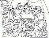 Coloring Johnny Test Pages Library Clipart Printable sketch template