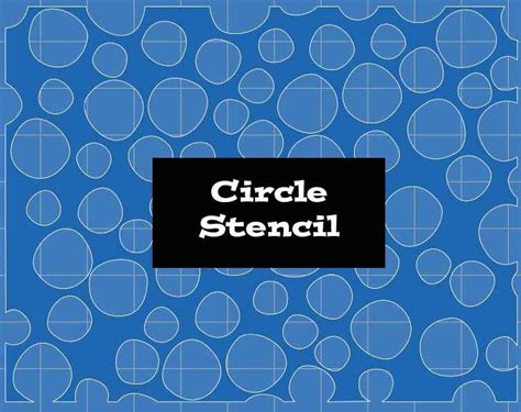 circle stencil linda israel