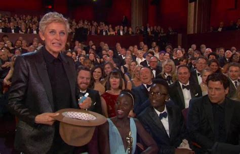 Ellen Degeneres Breaks Retweet Record With A Lister Oscars Selfie