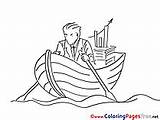 Coloring Sheets Economics Pages Boat Printable Hits sketch template