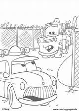 Coloring Disey Tales Tall Cars Mater Pages Printable sketch template