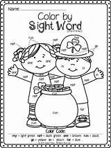 Sight Pages Word Printable Coloring Words Hidden Template sketch template