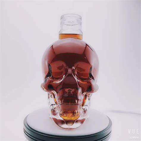 Unique Design Glass Skull Bottle 750ml Buy Skull Bottle
