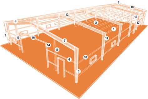 steel building diagram allied steel buildings