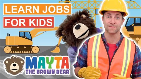 learn types  jobs  kids learning   toddlers youtube