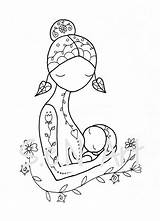 Breastfeeding sketch template