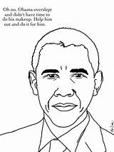 Obama Barack Drawing Easy Coloring Getdrawings Pages Template Tumblr Drawings sketch template