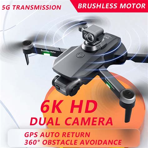 rg max drone  professional dual hd camera brushless obstacle avoidance altitude hold
