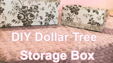 diy dollar tree storage box youtube