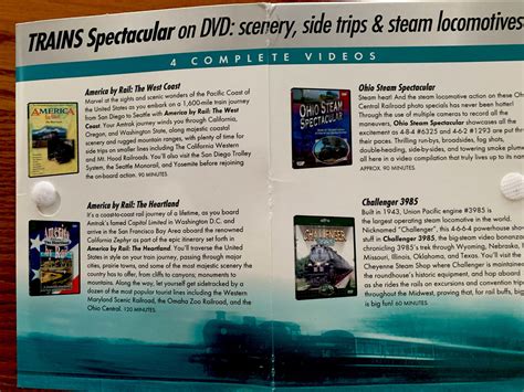 trains spectacular dvd maximum  dvd collectors set ebay