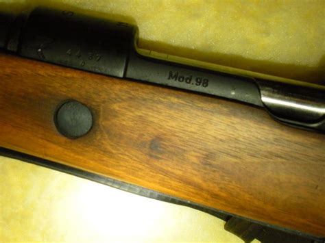 8mm German Mauser Model 98 Gun Values Board