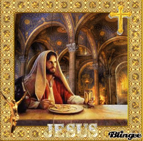 jesus eating picture  blingeecom