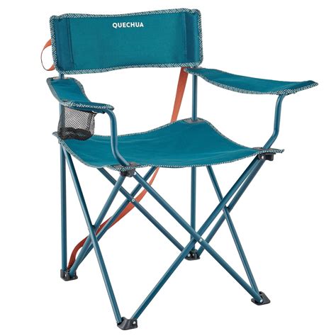 decathlon quechua basic camping folding chair blue adult walmart