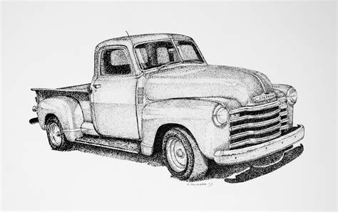 pickup truck sketch gallery auto art chevytruck sketches