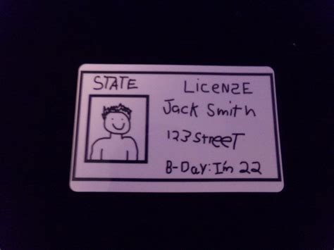humorous fake id card fake id card humorous state id wallet etsy