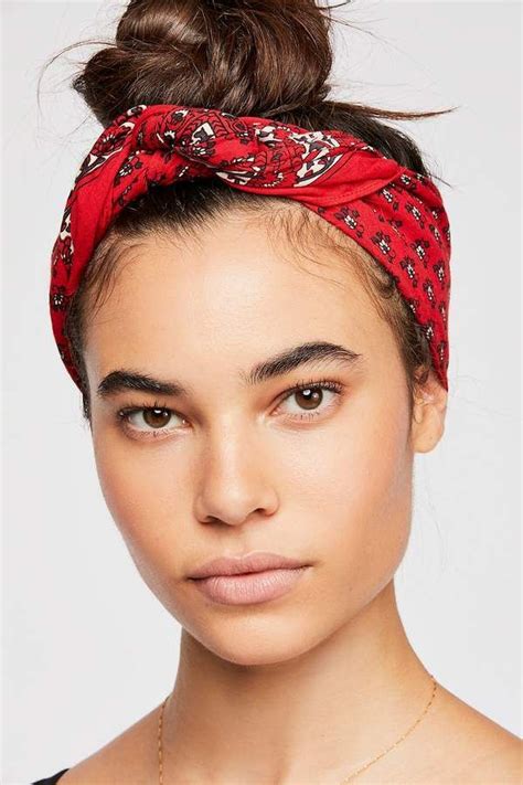 songbird printed bandana headband hairstyles hair scarf styles