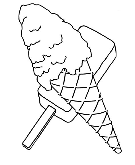 ice cream cone coloring page clipartsco