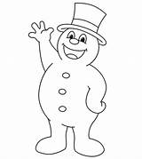 Snowman Frosty Coloring Pages Christmas Cartoon Cute Momjunction Snowmen Easy Toddlers Drawings Open Characters sketch template