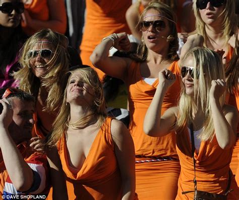world cup 2010 how 36 stunning models posing as holland fans