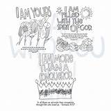 Identity Pages Coloring Color Christ Print Christian Am sketch template
