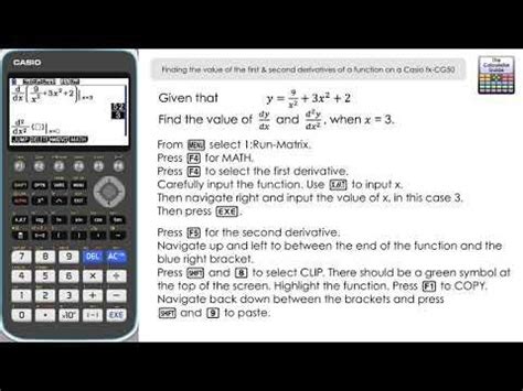 calculator guide    derivative teachable graphing calculator