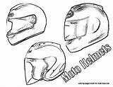 Motorcycle Coloring Pages Colouring Helmet Helmets Racing Drawing Choose Board Birthday Tattoo sketch template