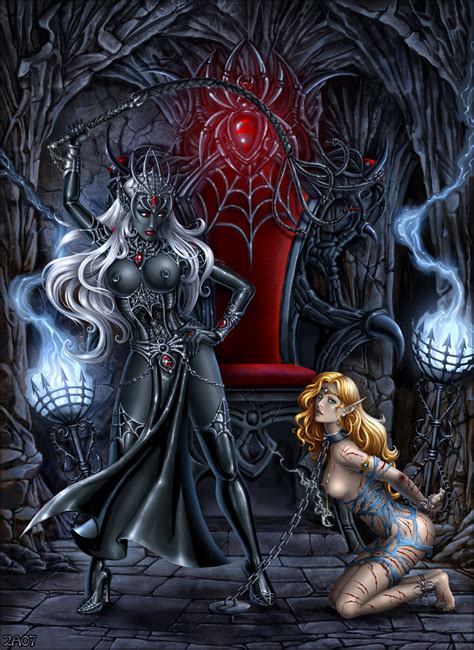 Rule 34 Bound Breasts Dark Elf Drow Dungeons And Dragons