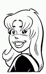 Coloring Cheryl Archie sketch template