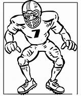 Football Coloring Player Pages Coloring4free Players Drawing Print Drawings Line Printable Newton Cam Clipart Superbowl American Cliparts Getdrawings Color Library sketch template