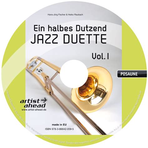 cd ein halbes dutzend jazz duette vol  fuer posaune artist