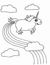 Unicorn Coloring Pages Fat Rainbow Cute Drawing Color Printable Getdrawings Getcolorings Template sketch template