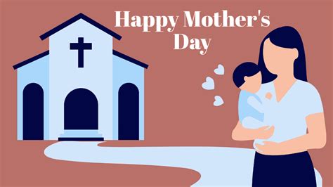 mothers day church background template edit