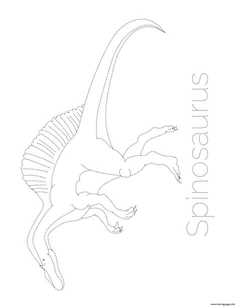 dinosaur tracing  printable