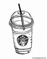 Starbucks sketch template
