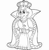 Queen Coloring Pages Evil Printable Print Getcolorings Color sketch template