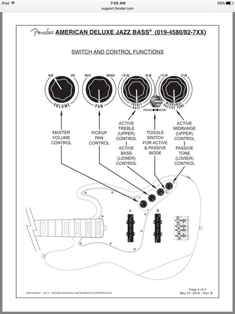 fender deluxe jazz bass wiring diagram wiring diagram